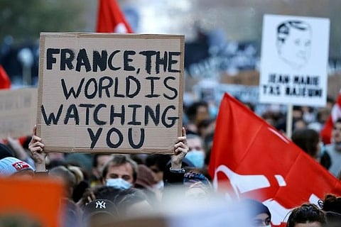 French police union calls for charges against Black man whose beating by police sparked outcry