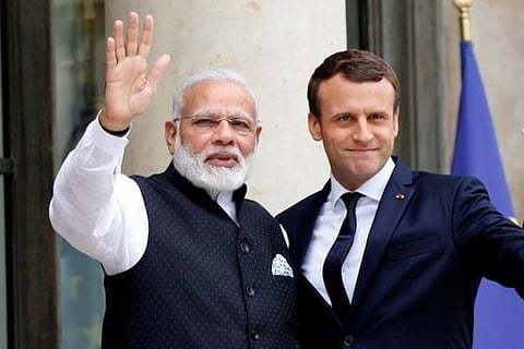 PM Modi dials Macron, conveys India's full support to France in fight against terror
