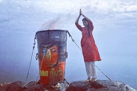 One of the photos that Shetty posted on social media