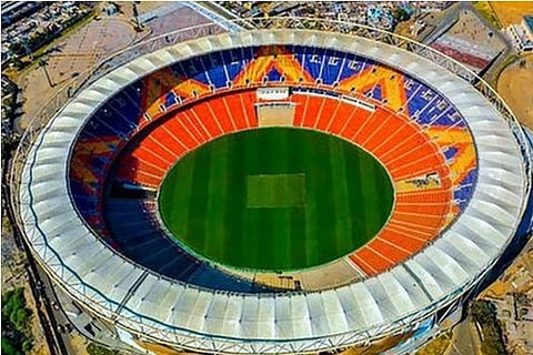 Source: Twitter; Motera Stadium in Ahmedabad