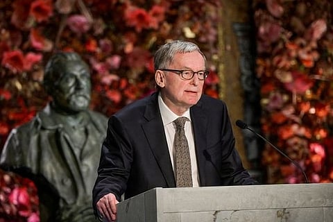 Nobel winners get prizes at home while the socially distanced band plays