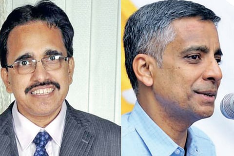 Dr Shankar Krishna (L), Krishna Kumar Rangachari