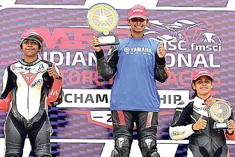 Ann Jennifer (centre) came up trumps in Race-2.