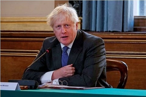 File photo: UK PM Boris Johnson