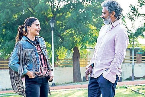 Alia Bhatt and SS Rajamouli