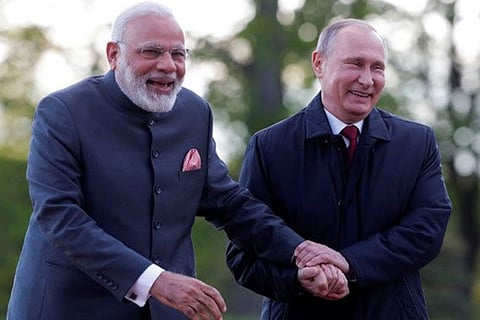 Narendra Modi and Vladimir Putin (File Photo)