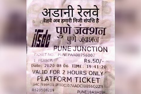 DeTect: Platform ticket doctored to claim Adani takeover