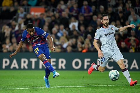 Fati nets brace in Barcelona’s win