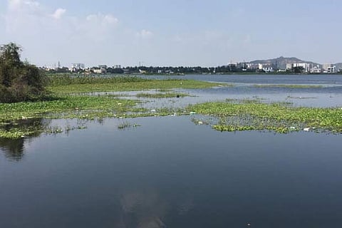 Encroachments and garbage being dumped into the lake are few problems that the lake faces