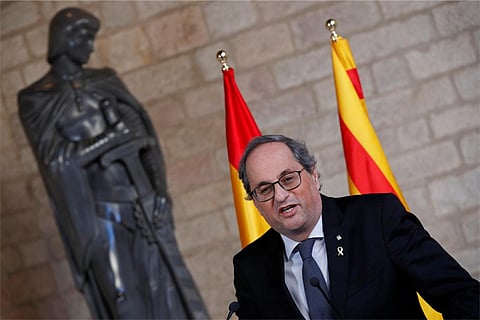 Quim Torra (Photo: Reuters)