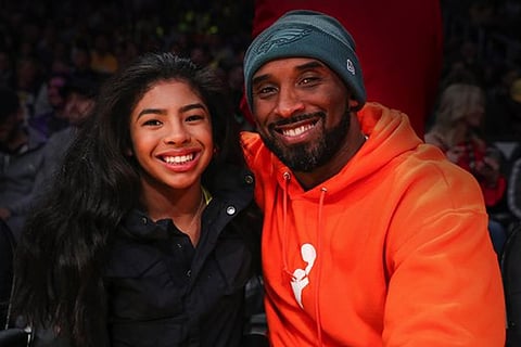 Gianna  and Kobe Bryant (Image courtesy: Twitter)