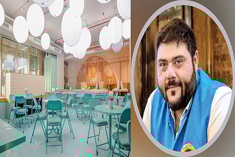 The interior of Mount Road Social; Riyaaz Amlani