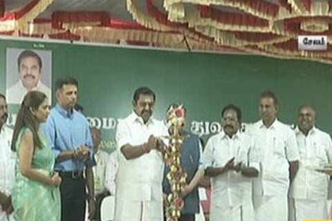 Edappadi Palaniswami inaugurates SCF cricket ground in Salem