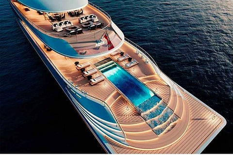 Superyacht  (Image: Twitter)