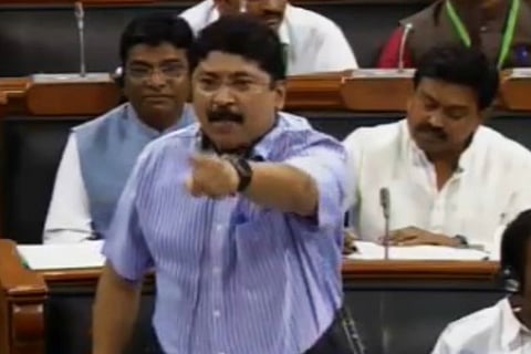 Dayanidhi Maran's remarks on Sanskrit spark furore in Lok Sabha