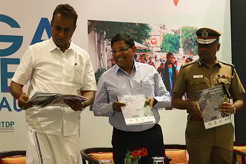 While launching the ?Chennai Mega Streets? on Tuesday, Minister SP Velumani said 400 km of bus route roads