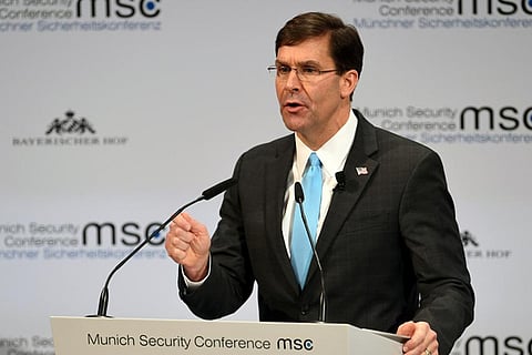 Esper says Taliban deal is promising but not without risk