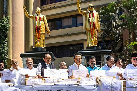 DMK sends over two crore signatures received as part of anti-CAA campaign to President