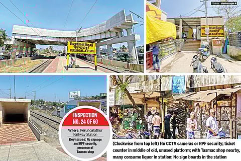 Named dirtiest station, Perungalathur shows no sign of improvement