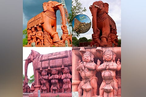 The structure was constructed in the 16th century during the Vijayanagara dynasty