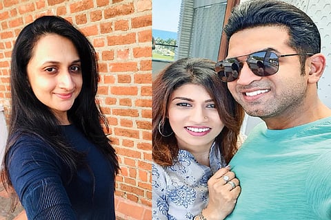 Smruthi Kalyanasundaram; Aarathi with Arun Vijay