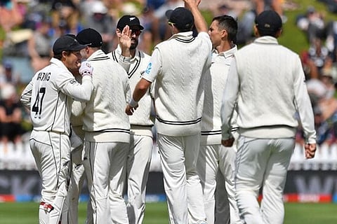 Trent Boult was the pick of the bowlers for New Zealand on Day 3 (Courtesy: AFP)