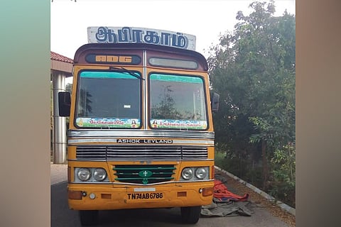 The truck had ganja concealed in 12 gunny bags