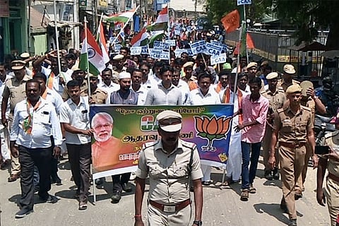 BJP takes out pro-CAA rallies in Tamil Nadu