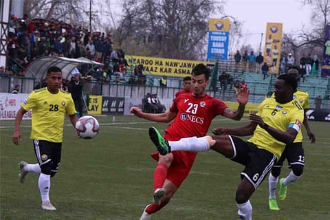I-League:Match Ended In A Draw Between RKFC and Aizawl FC  (Courtesy: Twitter)
