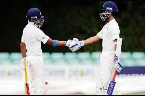 Shaw, Rahane fail as Mumbai struggles