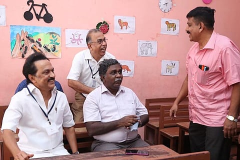 DMK leader Stalin, a backbencher in school