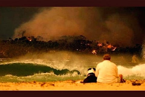 Australia bushfire smoke turns Auckland skies orange