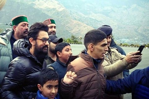 Aamir arrives in Himachal to film Laal Singh Chaddha