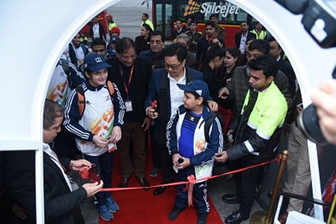Rijiju, Mary Kom send off athletes for Khelo India Games