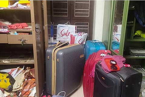 The gold was stolen from five cupboards kept in various rooms