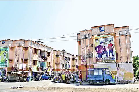 Resettlement colony in Perumbakkam (file photo)