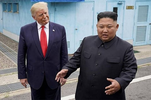 Donald Trump and Kim Jong Un