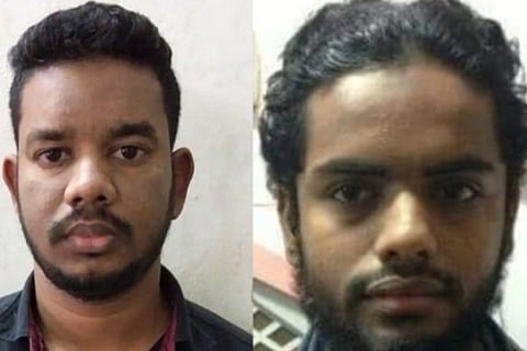 Suspects Taufeeq and Abdul Shameem