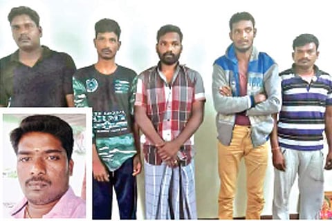 Madan (inset) was murdered by a five-member gang