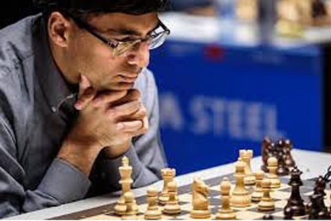 Viswanathan Anand. Image courtesy: Twitter