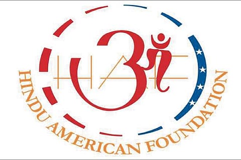 Insignia of a major Hindu-American rights group