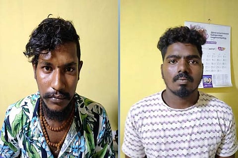 Purushothaman (left) and Vasanthakumar