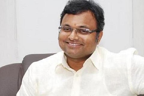 Congress Lok Sabha MP Karti Chidambaram