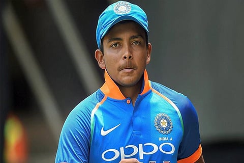 Prithvi Shaw