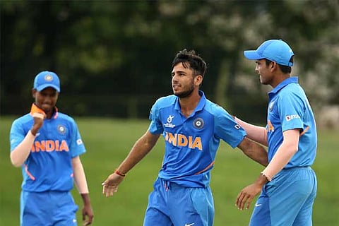 India Under-19 team during its demolition of Japan