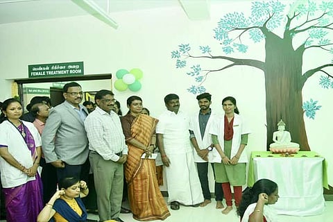 Vijaya Baskar at the inauguration of Lifestyle Clinic