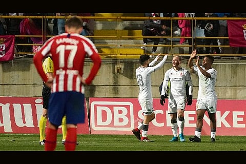 Atletico Madrid knocked out of Copa del Rey