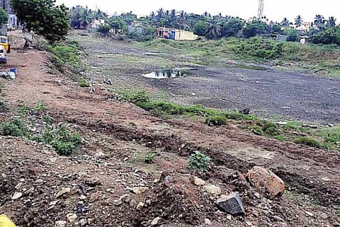 The barren Narayanapuram lake in Pallikaranai is expected to be restored in six months