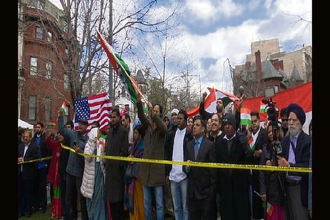 Indian Americans celebrate Republic Day hoist tricolor sing patriotic songs