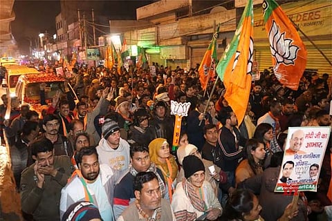 Delhi polls: AAP strong, but BJP gaining steadily